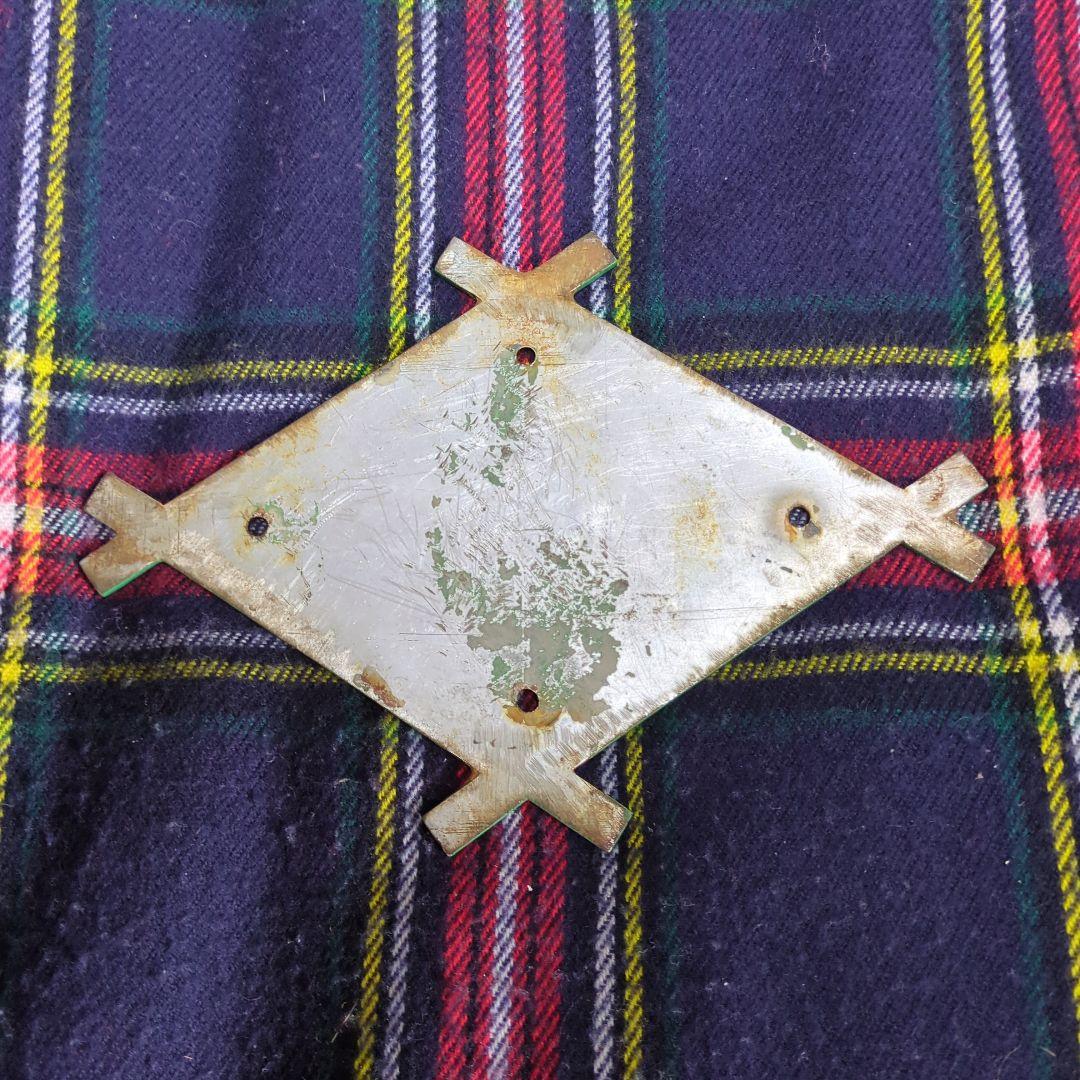 廃線グッズ　昭和46年廃線　岡山県　井笠鉄道　コッペル社製蒸気機関車　銘板