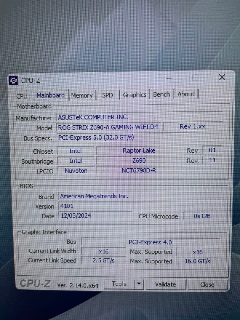 ベアボーン・キット intel 13900K & ASUS Z690-A & 64GB & 1TB
