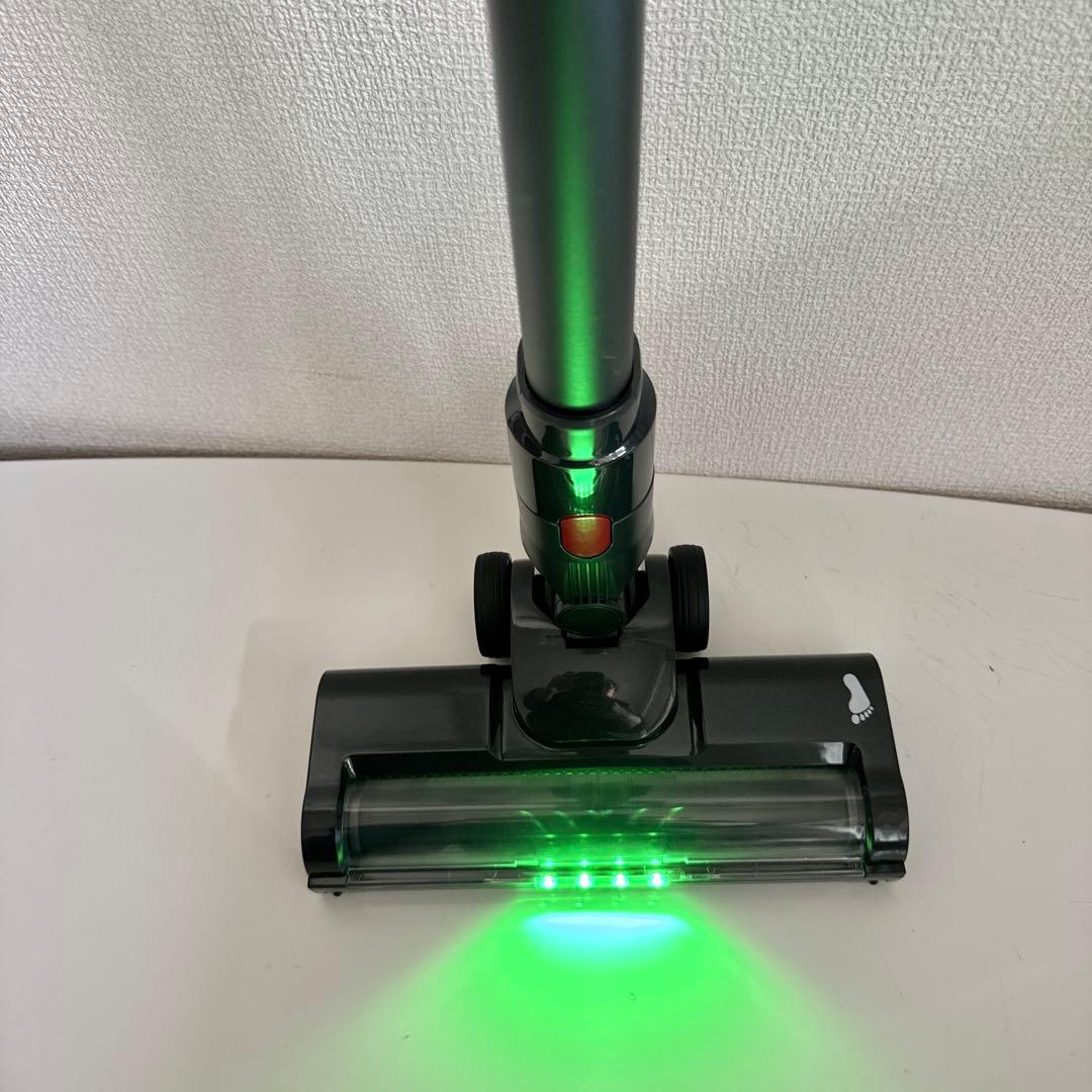コードレス掃除機　75000Pa LEDライト　自立式　液晶ディスプレイ