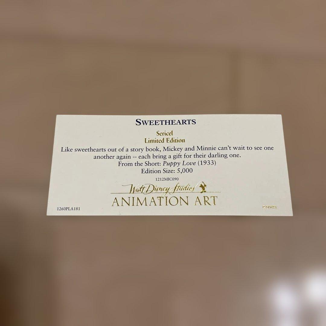 限定品】東京ディズニーリゾート ミッキー ミニー セリセル 真正証明書付