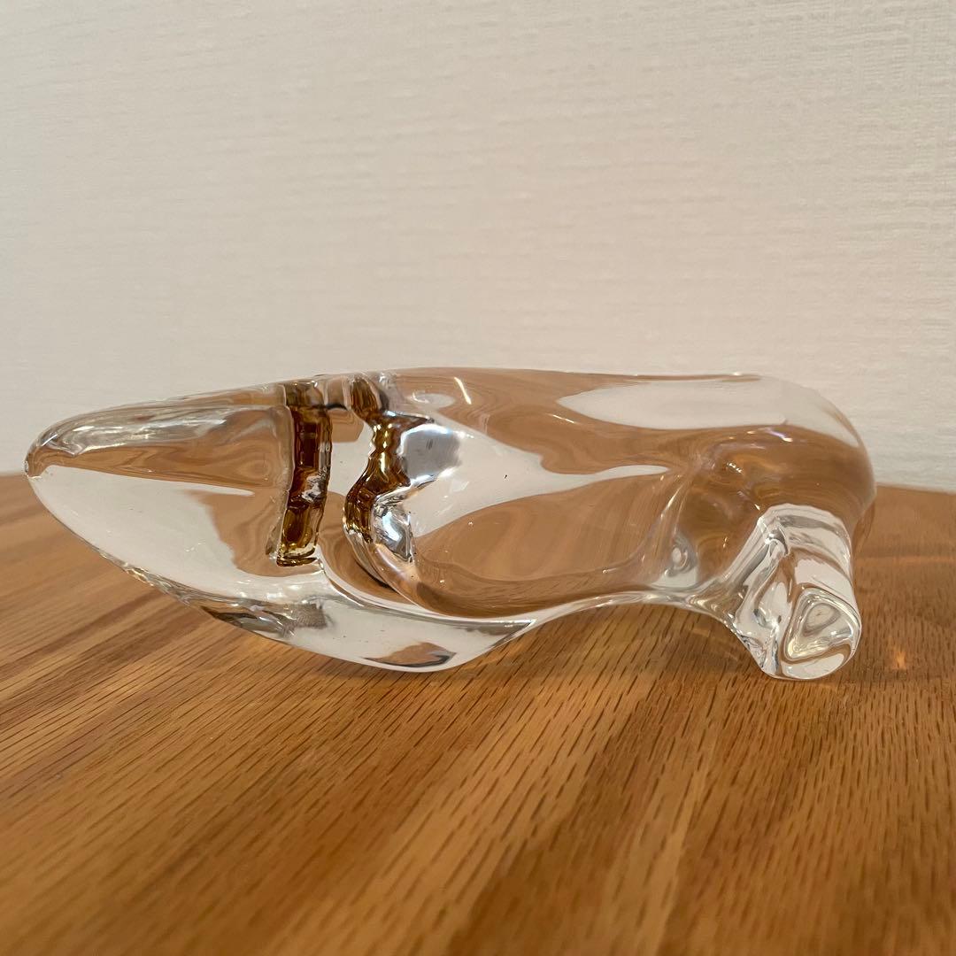 【豪華3点】シンデレラの靴＋小さなミッキー&ミニーのドアベル　ガラス製ディズニー