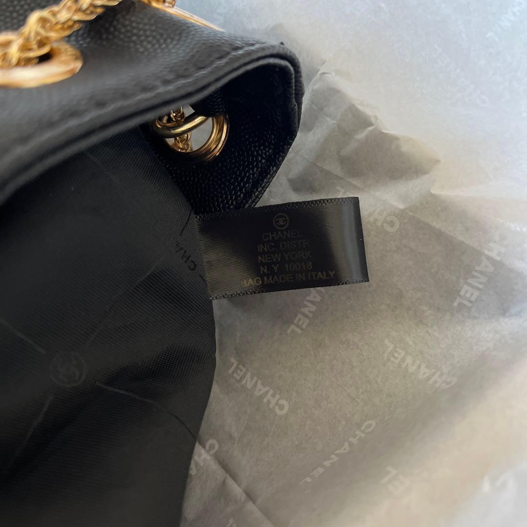 CHANEL 黒 キルティング ショルダーバッグ2WAY