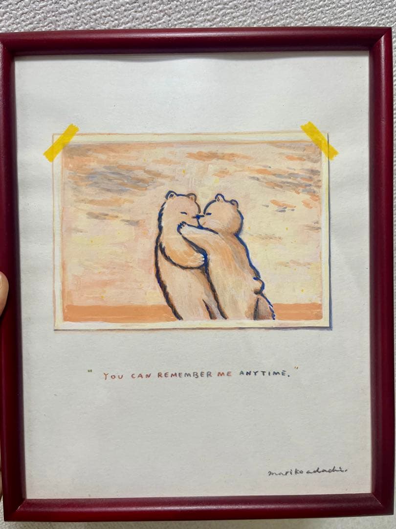 安達茉莉子さん原画 YOU CAN REMEMBER ME ANYTIME