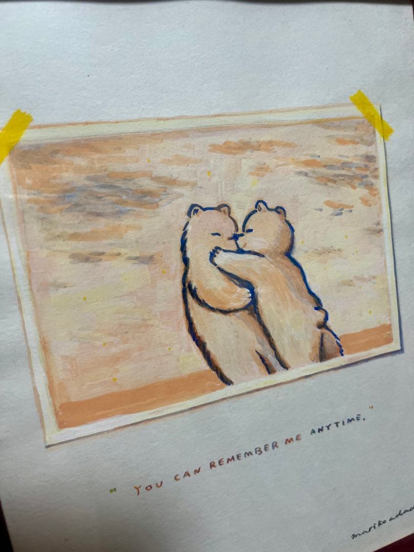 安達茉莉子さん原画 YOU CAN REMEMBER ME ANYTIME