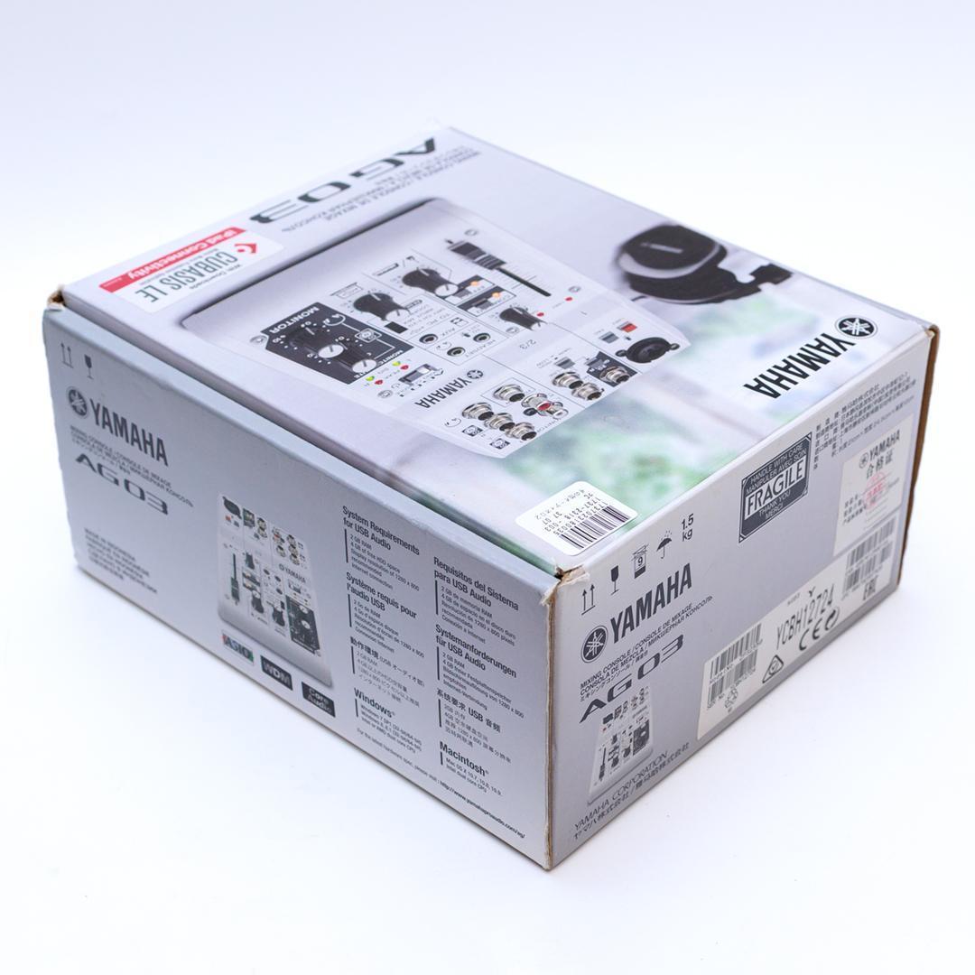 YAMAHA　ヤマハ　ウェブキャスティングミキサー　AG03（403）