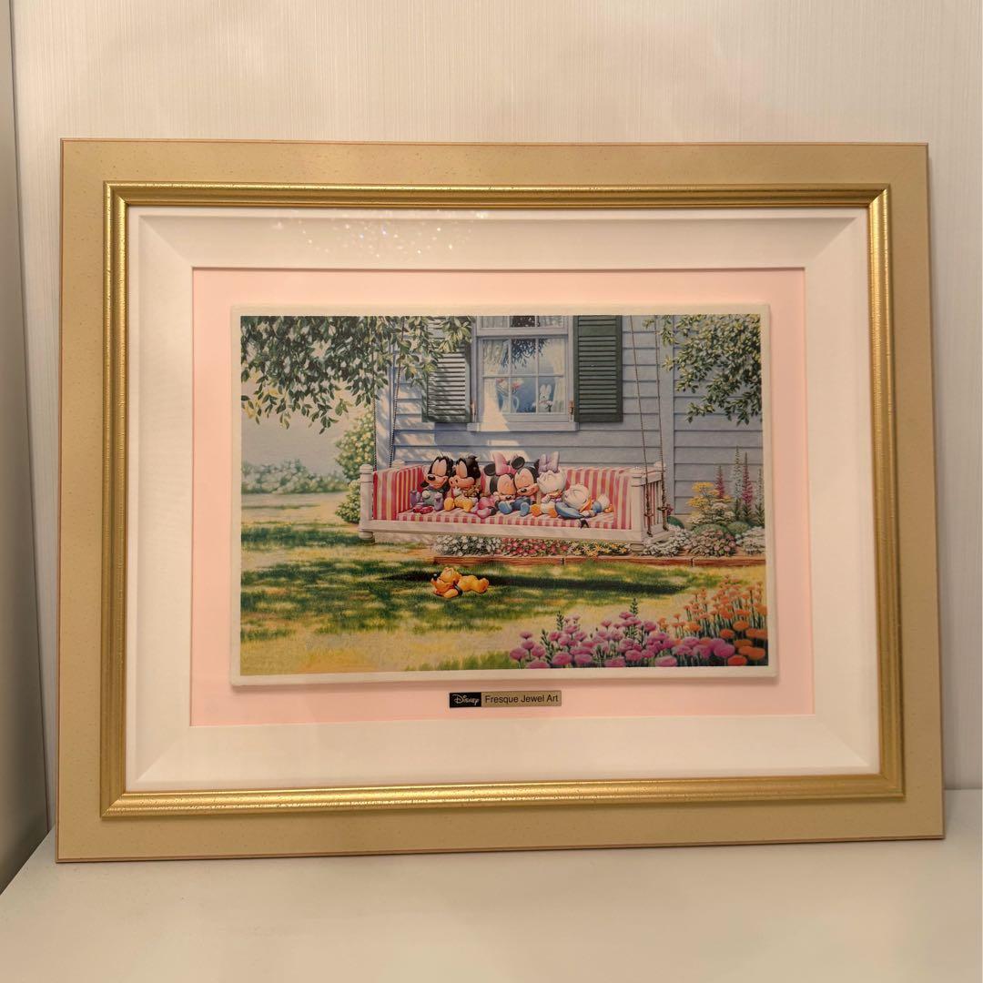 ディズニー アート コレクション 絵画 ミッキー ベビーミッキー 昼下がりの天使