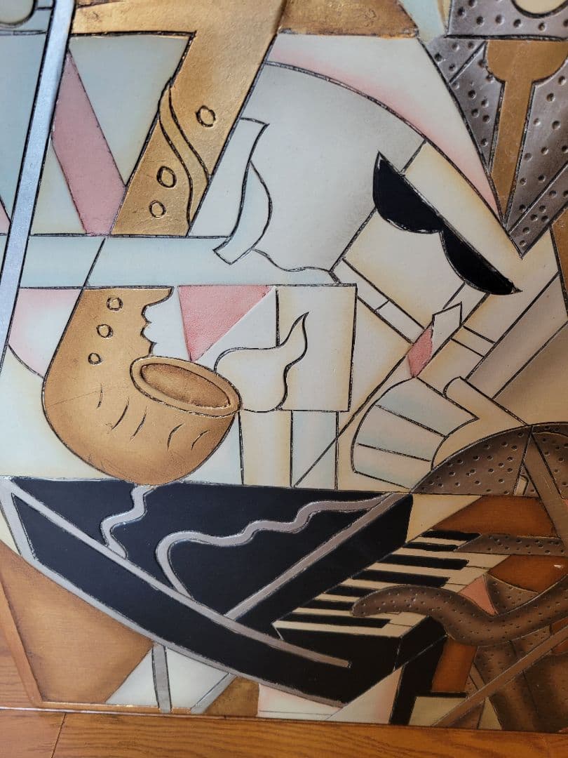 キュビズム 音楽家のアート作品