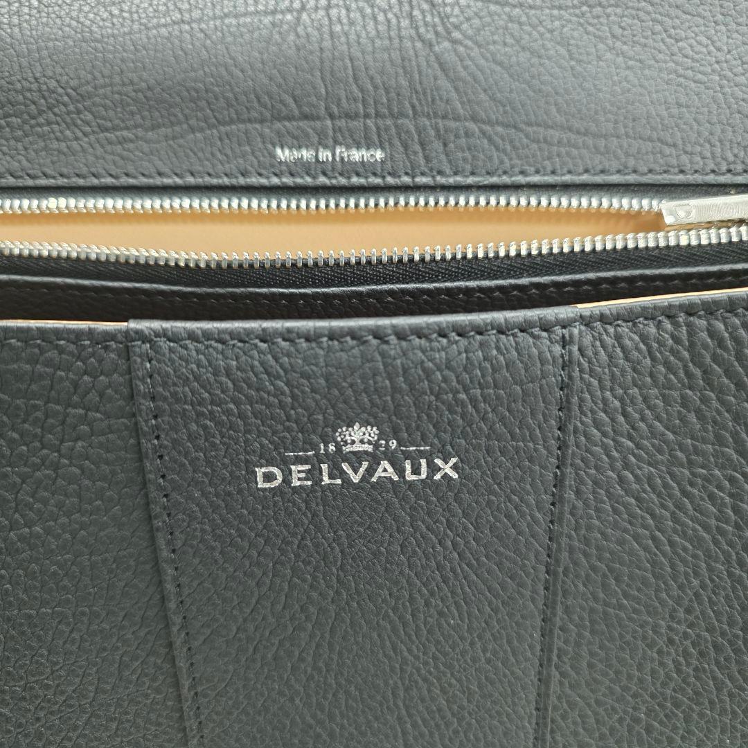 【定価110万円】DELVAUX ブリヨン MM ロデオ　カーフ　ブラック　現行