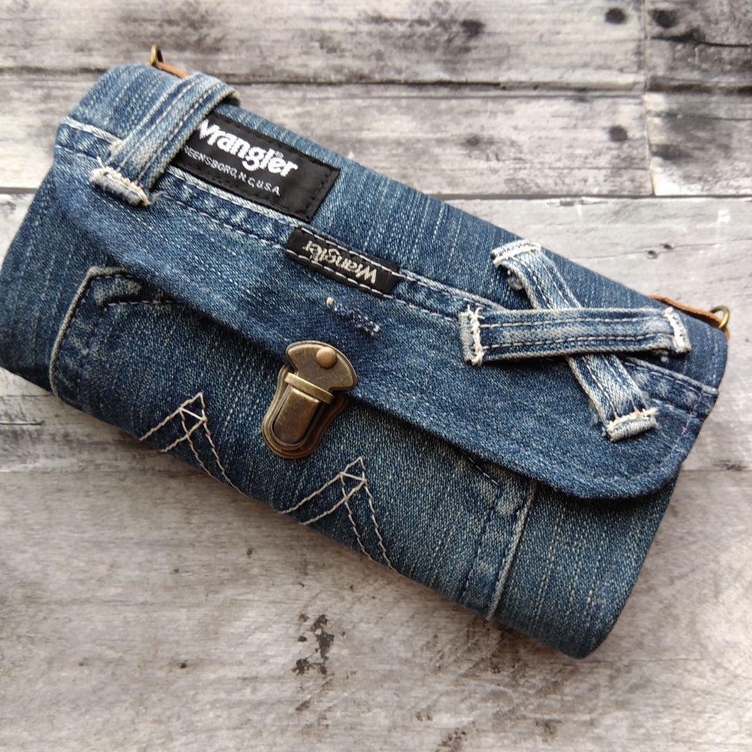 デニムリメイク長財布momo0514…