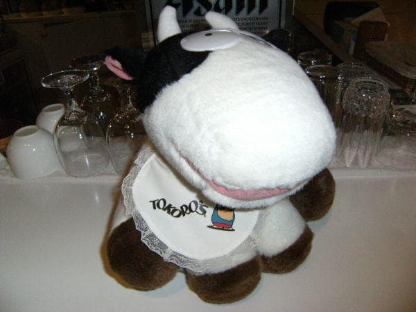 所ジョージ ＆ 明治 北海道 十勝チーズ 宣伝用 マスコット 人形 ぬいぐるみ