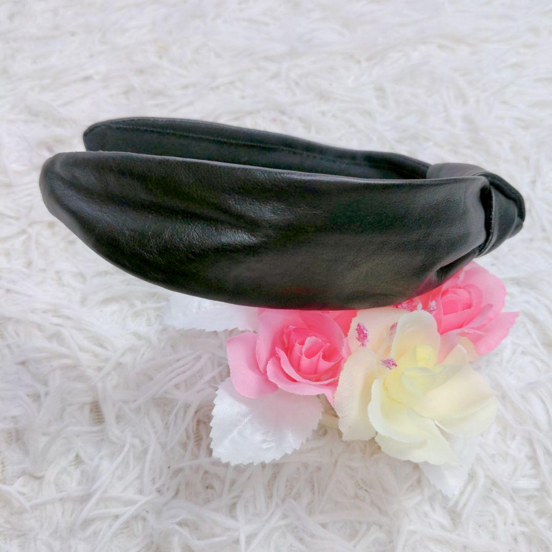 【極美品】Jennifer Ouellette　レザーカチューシャ　本革