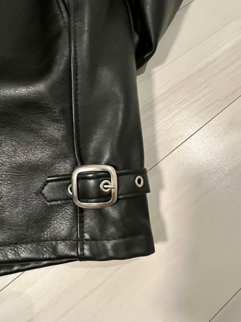 Schott シングルライダースジャケット 黒　サイズ38