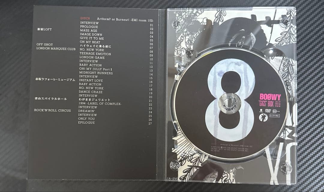 BOØWY 『“GIGS” BOX』