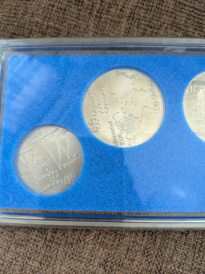 第21回　オリンピック　モントリオール大会　記念銀貨　4枚セット