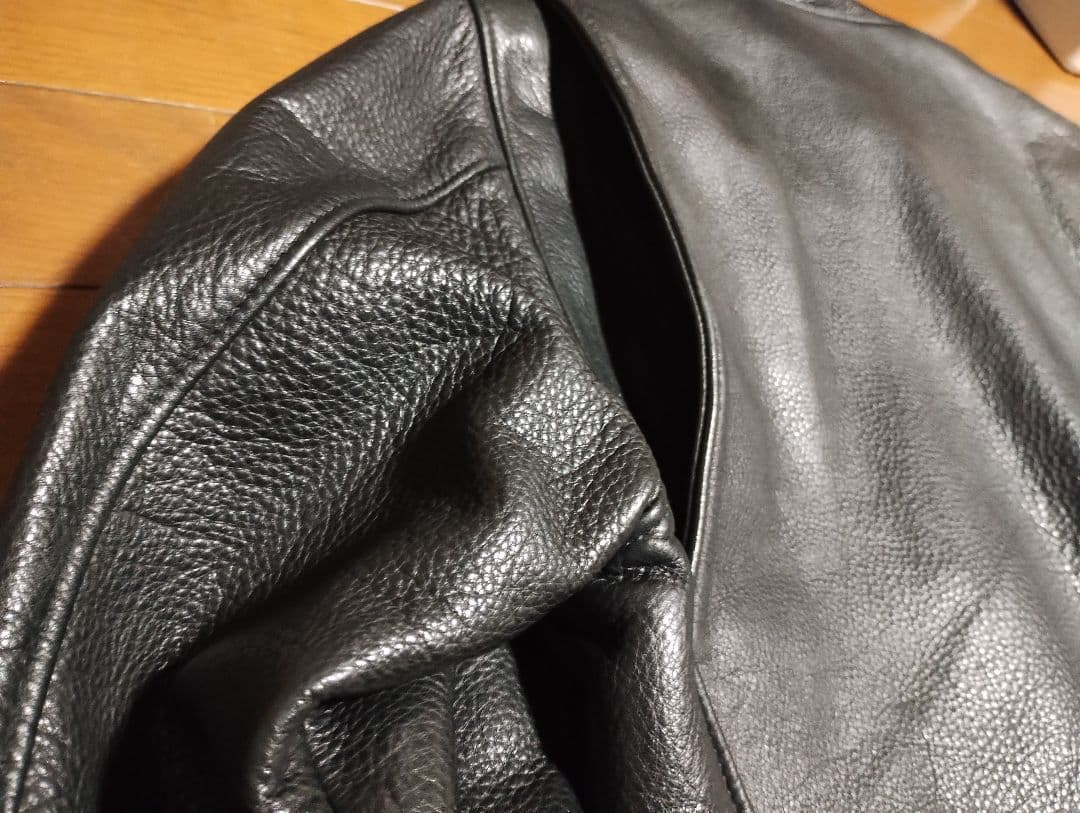 BEAMS PLUS 牛革シングルライダース L　USA製