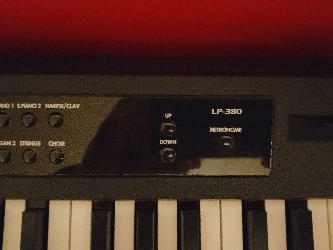 【人気色】　愛知　LP-380 赤　レッド　KORG 電子ピアノ　デジタルピアノ