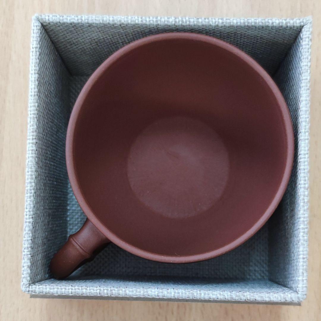 【新年特価10%OFF❤️】中国美術品 　中国宜興紫砂珈琲カップ 肉薄
