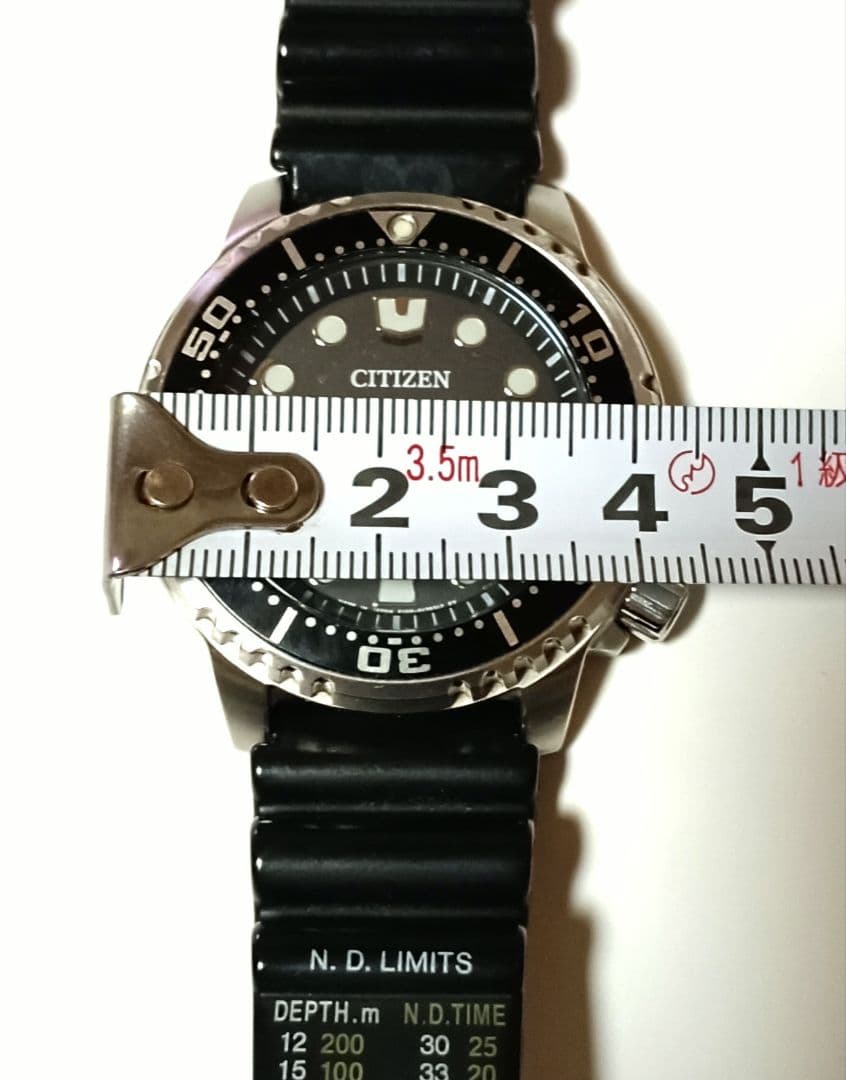 シチズン エコドライブ ダイバーズ E168-S100623 黒 状態良好