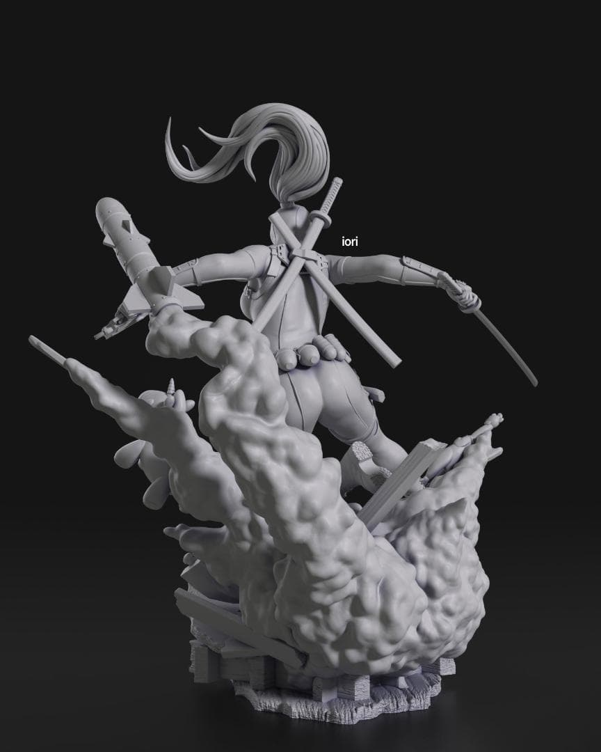 1/10　未塗装 未組立　フィギュア　ガレージキット 【 デッドプール 】