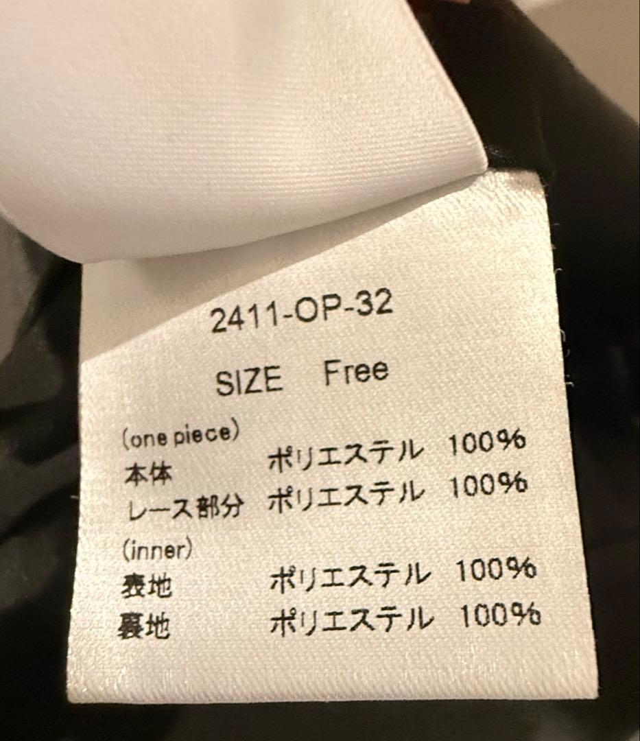 ウィルフリー オケージョン シアーモチーフ レース ワンピース セットワンピ