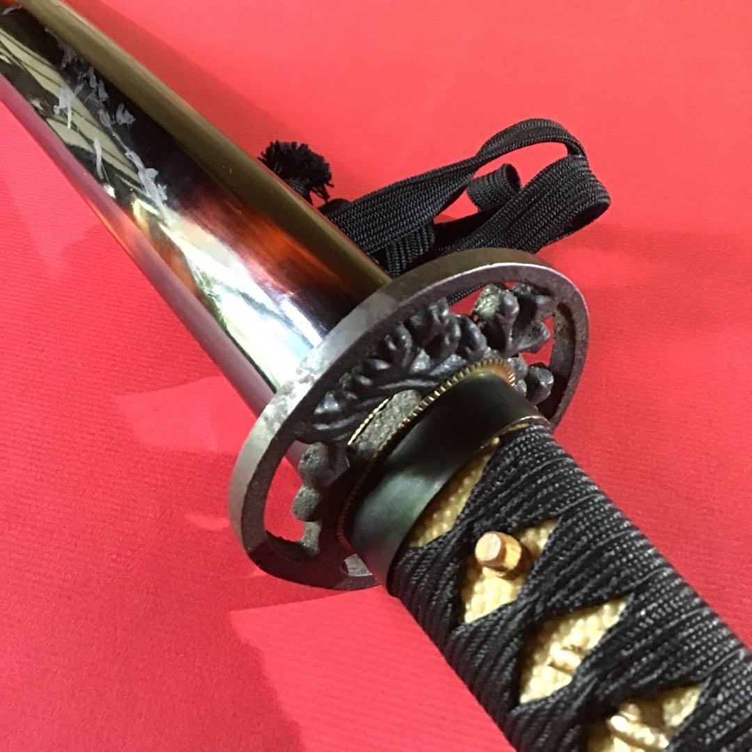 時代物　短刀拵　繋ぎは模造刀　刃は入っていません。