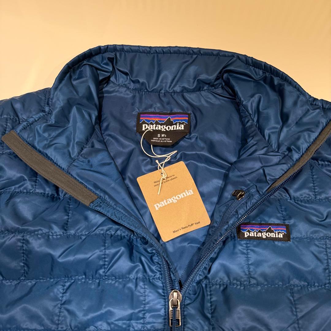 パタゴニア　メンズ　ナノパフベスト 新品未使用タグ付き　サイズS