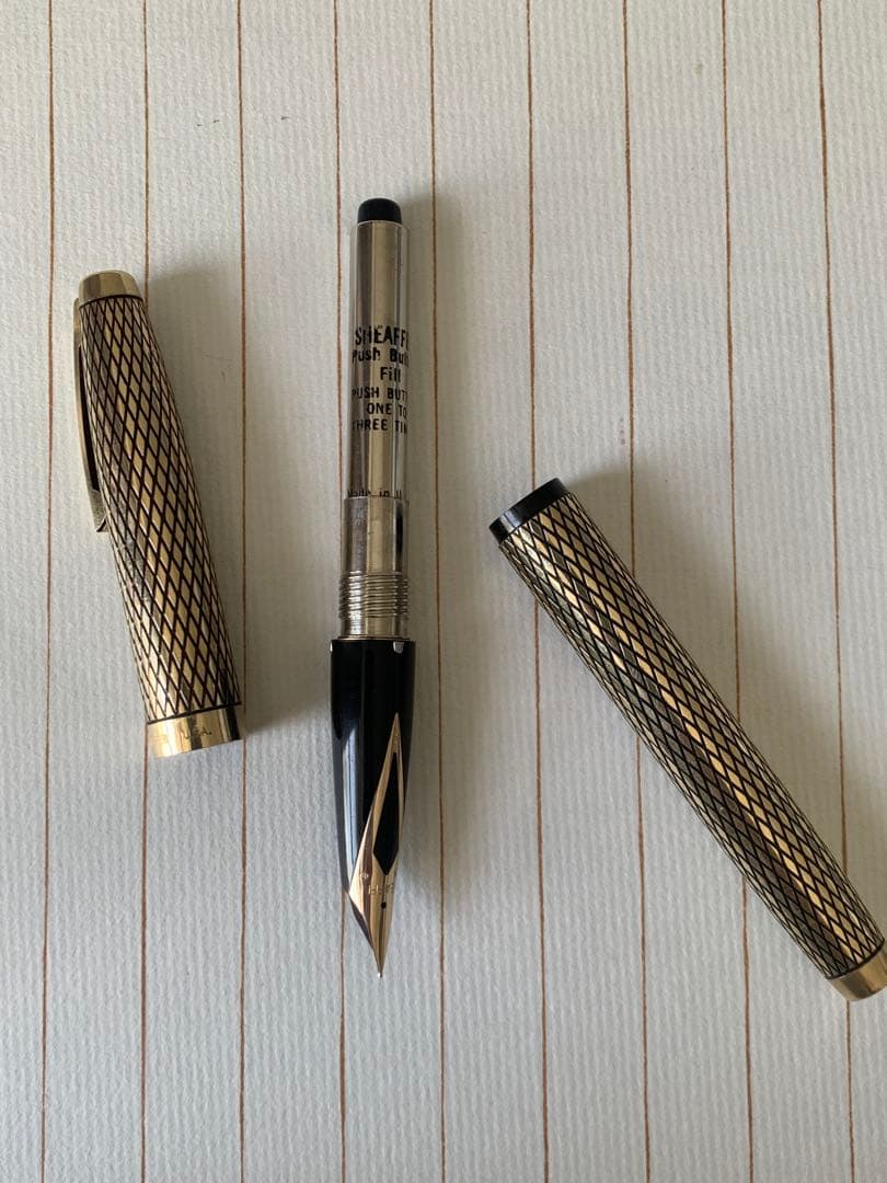シェーファー インペリアル 14Kペン先 ゴールド 万年筆（コンバーター付き）