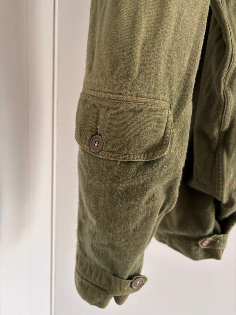 軍もの　ミリタリー　カバーオール　小さめ　つなぎ　フライトスーツ