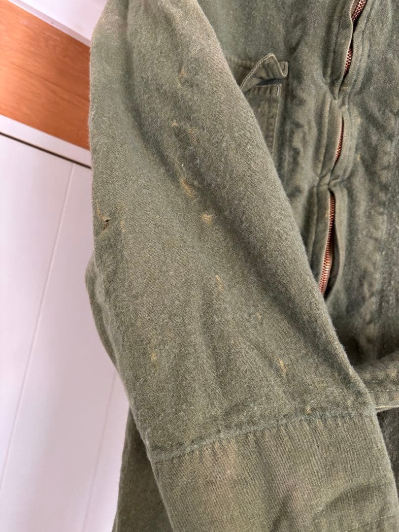 軍もの　ミリタリー　カバーオール　小さめ　つなぎ　フライトスーツ