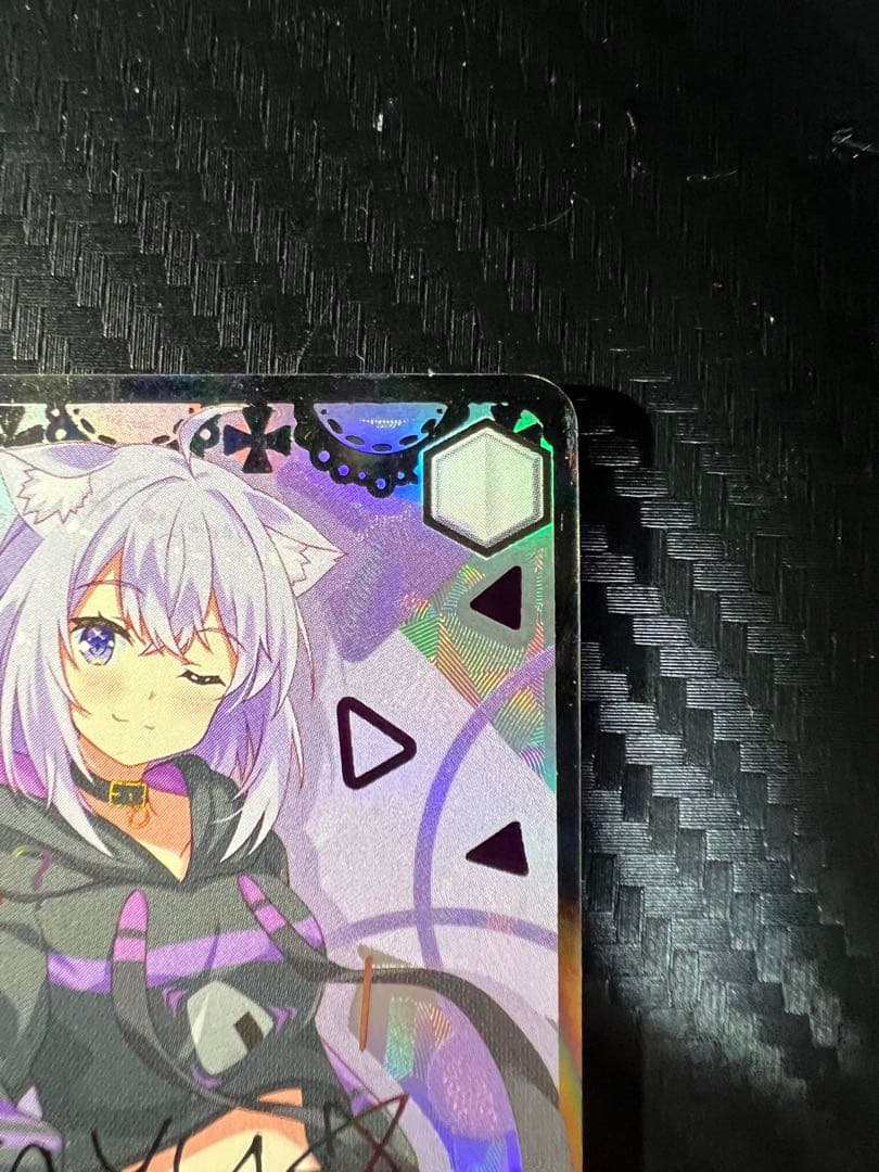 ヴァイスシュヴァルツ 猫又おかゆ SSP サインカード