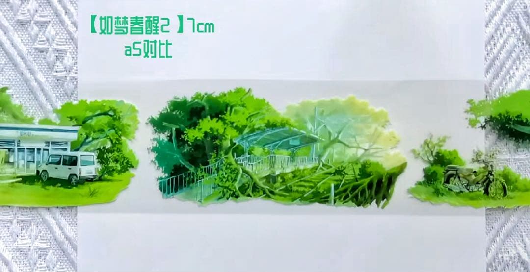 【8467】海外　マステ　4.68m巻売り　PETマスキングテープ