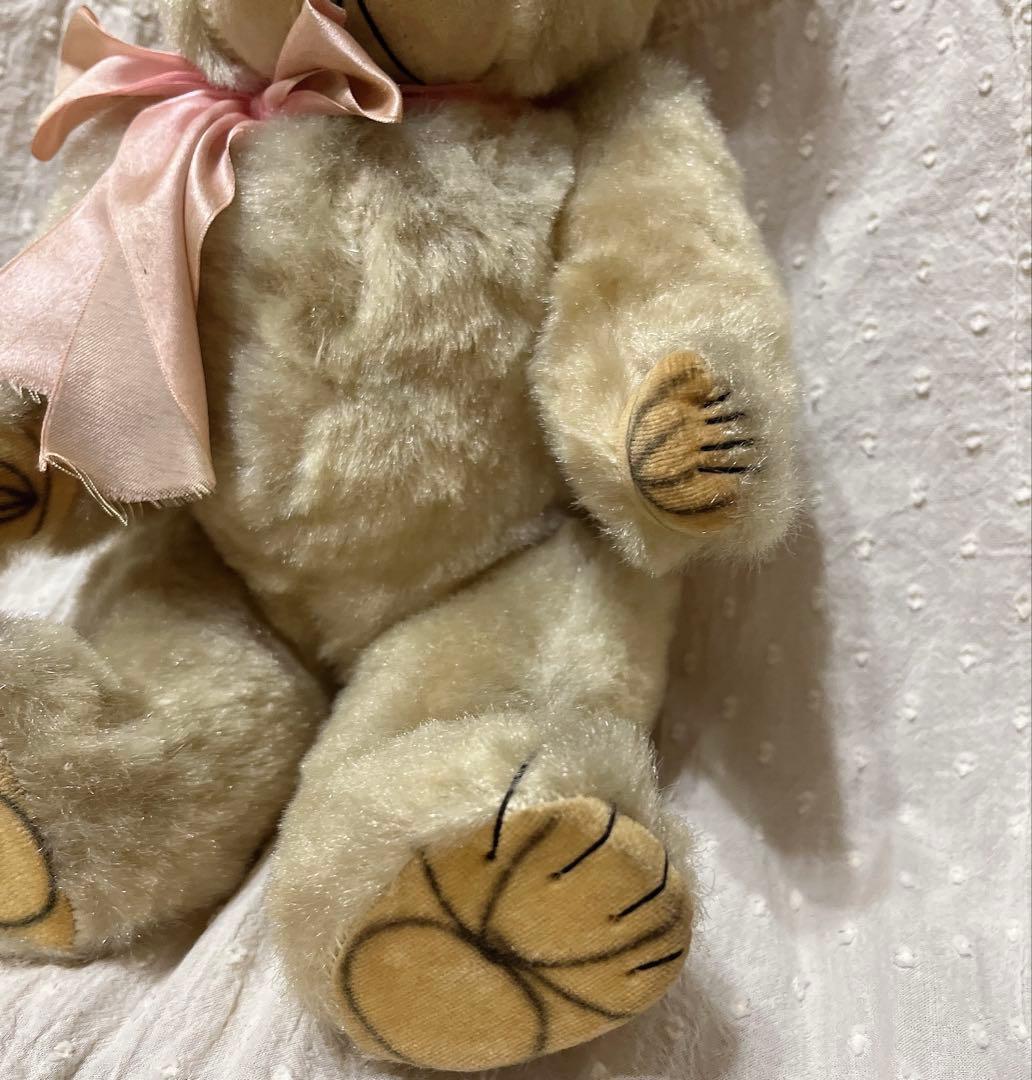 当時物　昭和レトロ　ぬいぐるみ　くま　テディベア　レトロ　人形　アンティーク