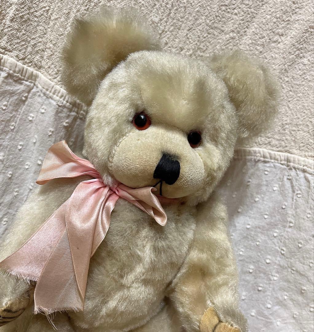 当時物　昭和レトロ　ぬいぐるみ　くま　テディベア　レトロ　人形　アンティーク