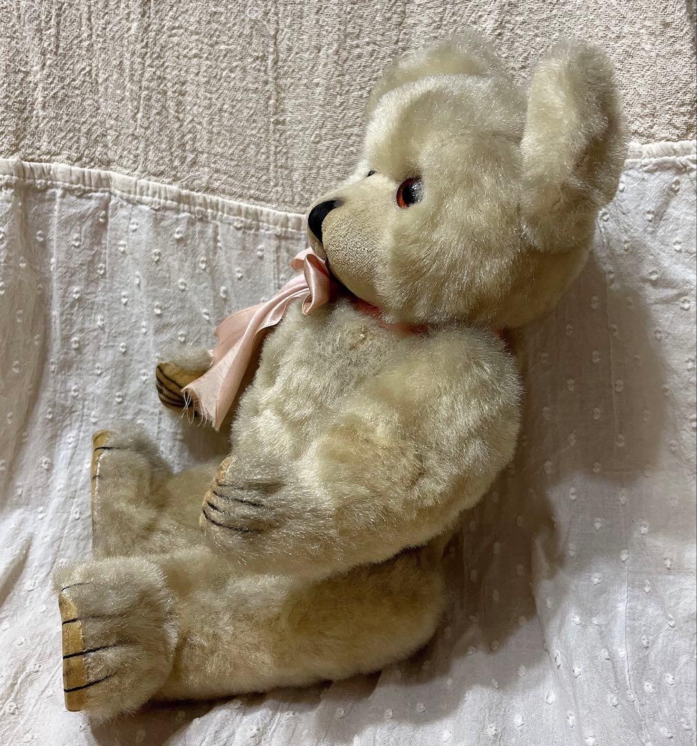 当時物　昭和レトロ　ぬいぐるみ　くま　テディベア　レトロ　人形　アンティーク