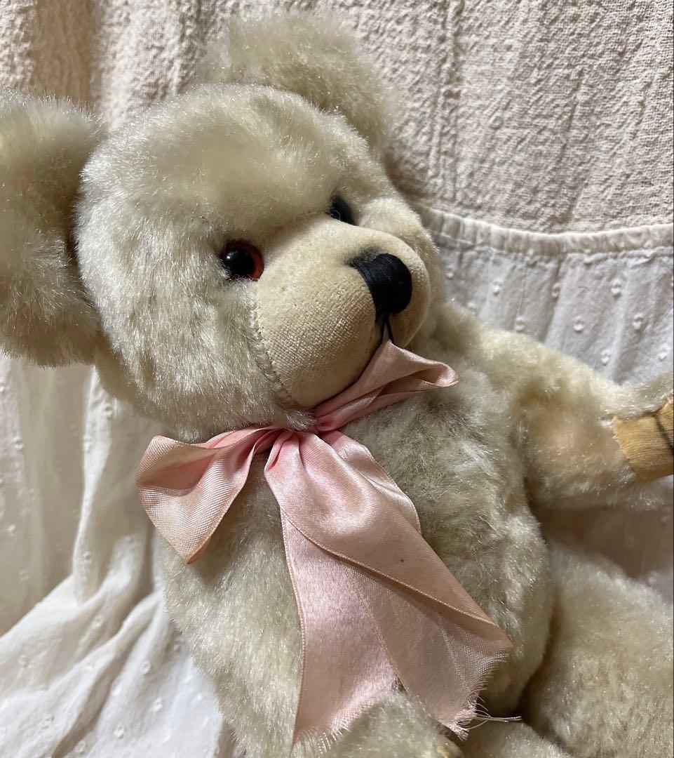 当時物　昭和レトロ　ぬいぐるみ　くま　テディベア　レトロ　人形　アンティーク