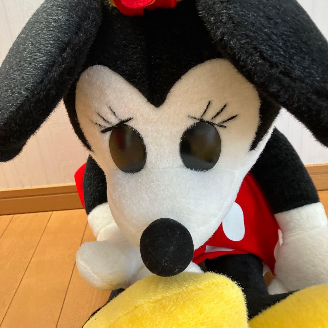 ディズニーランド　ミッキー＆ミニー　大きなぬいぐるみ　昭和レトロ