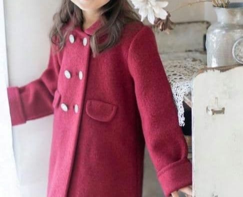 アマイアキッズコート Amaia Razorbil サイズ6 バーガンディ