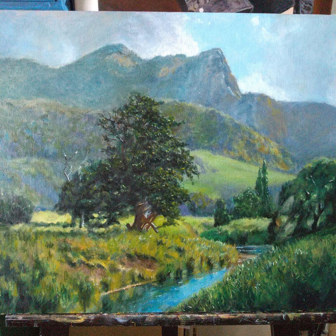 風景画#2 油彩画 10号 F10 油絵