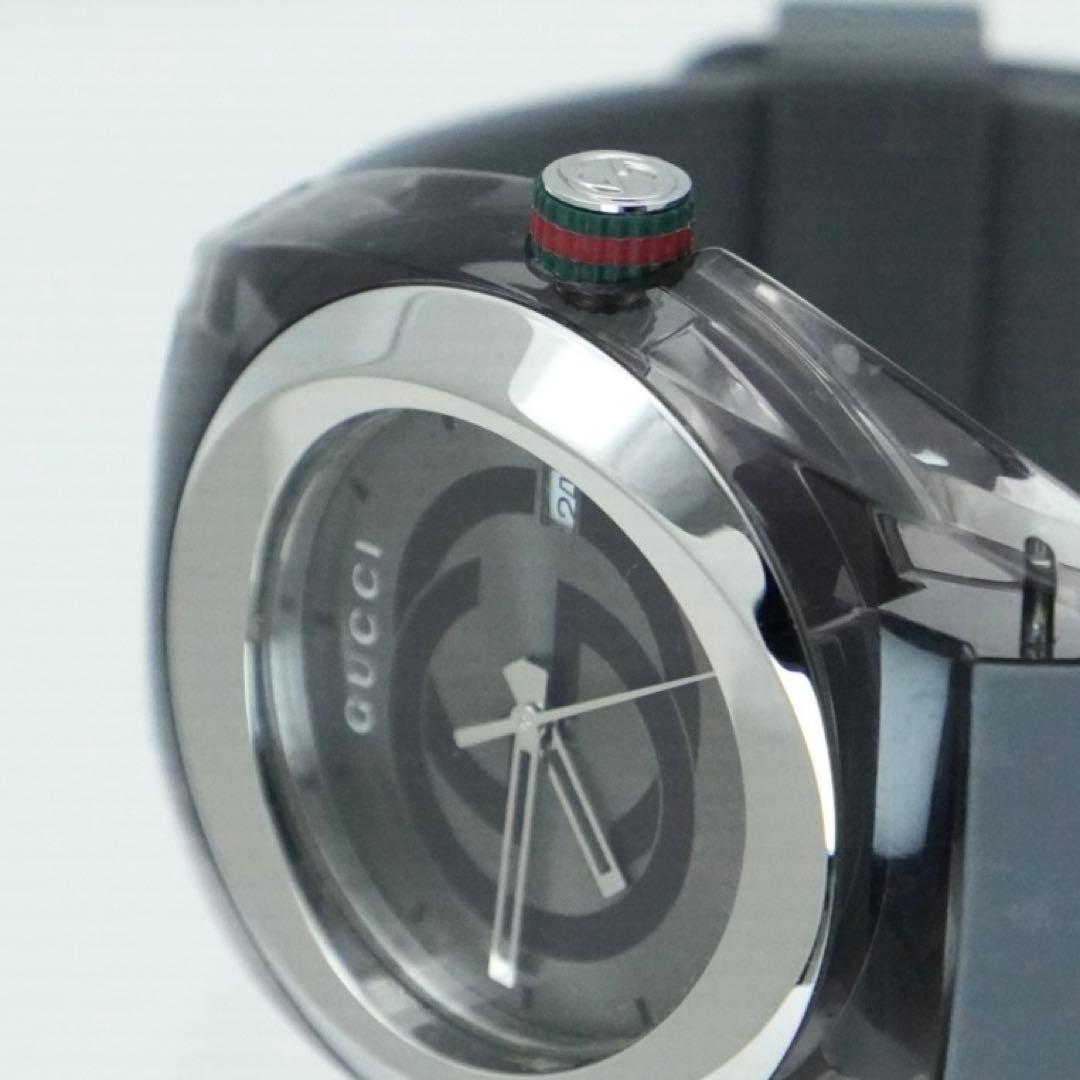 【箱付き】GUCCI グッチ シンク 人気のシェリーライン メンズ ラバーベルト