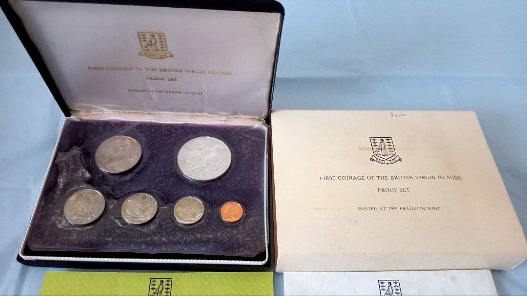 値下げ◎証明書付◎英領ヴァージン諸島 初公式貨幣◎新品未使用【送料込み】