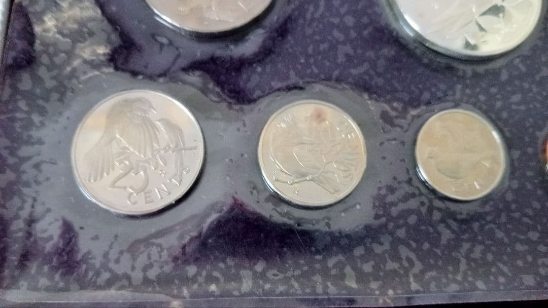 値下げ◎証明書付◎英領ヴァージン諸島 初公式貨幣◎新品未使用【送料込み】