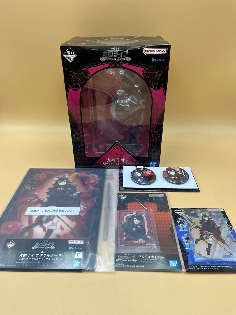 一番くじ　ホロライブ　大神ミオ　5種セット　フィギュア