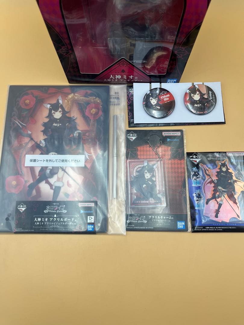 一番くじ　ホロライブ　大神ミオ　5種セット　フィギュア