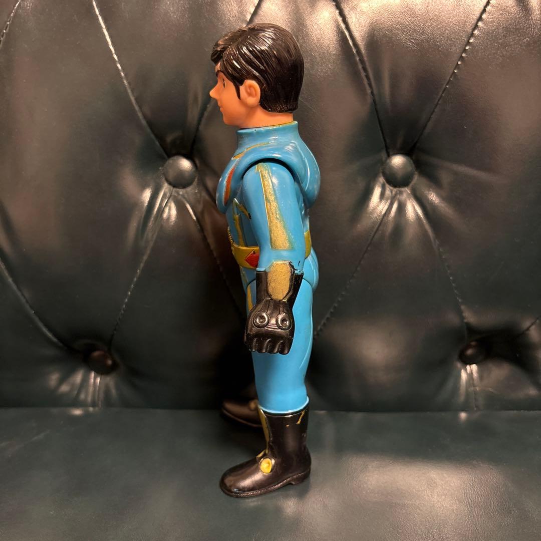 イナズマン ソフビ　当時物　ポピー　 面取れ 石森プロ 東映