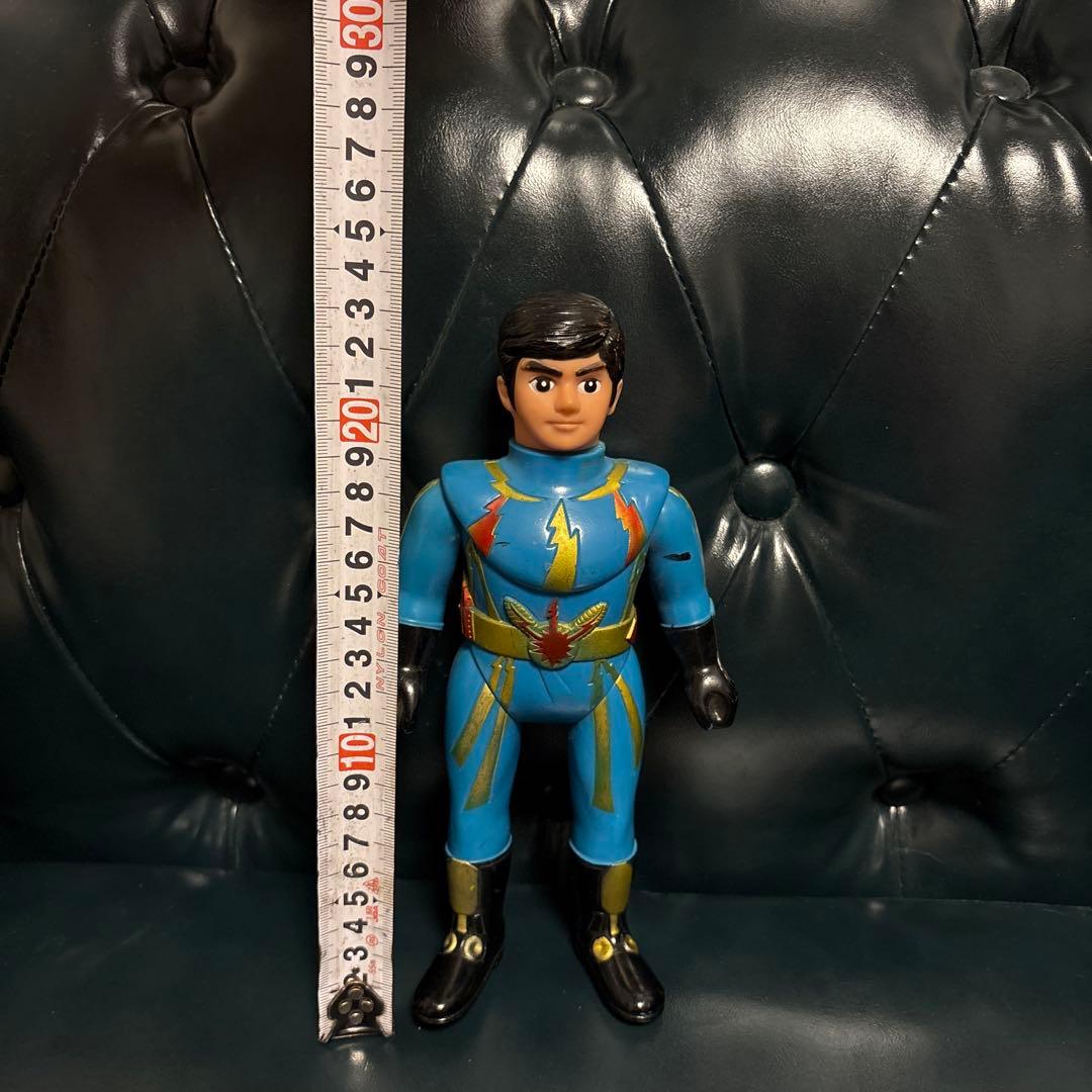 イナズマン ソフビ　当時物　ポピー　 面取れ 石森プロ 東映