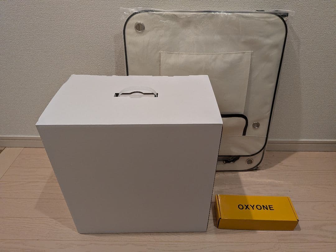 ペット用 酸素室セット Sサイズ 酸素濃縮器・酸素濃度計付き