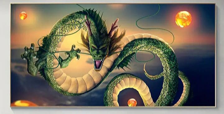 「入手困難」神龍ドラゴンボールのデジタルアート