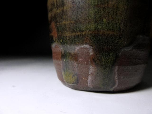 北大路魯山人 瀬戸茶入／共箱 共布 仕覆