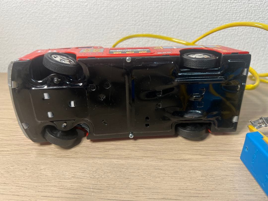 ブリキ　消防車　朝日玩具　昭和レトロ
