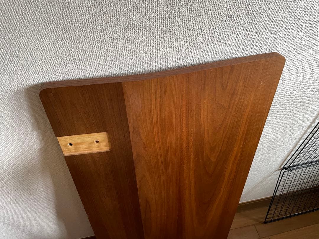 【お値下げ】無印良品　ベッドフレーム（旧型ヘッドボード付）シングル　ウォールナッ